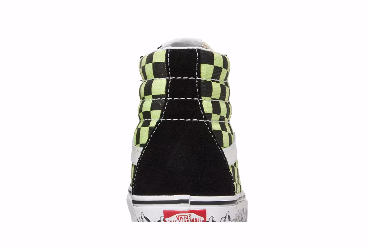 Vans BMX Sk8-Hi Reissue Black Sharp Green, view 8