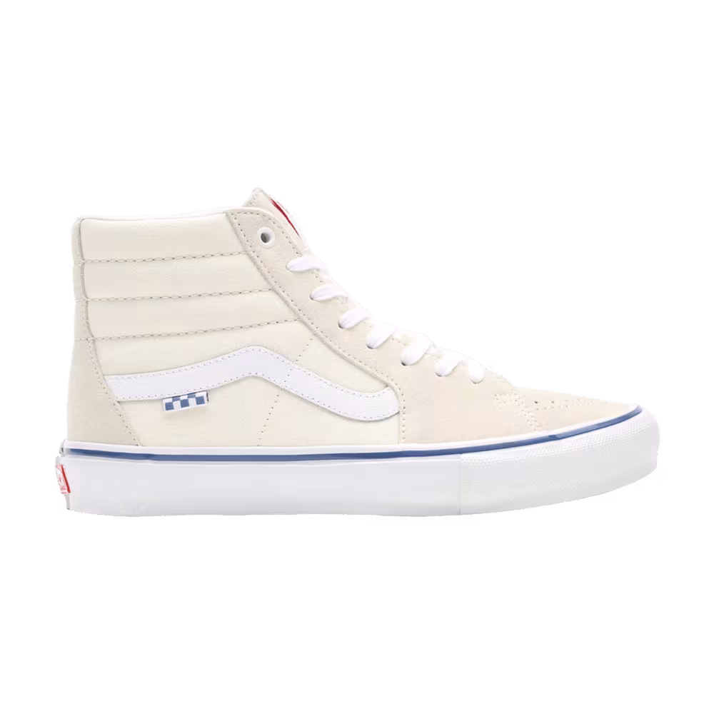Vans Skate Sk8-Hi Checkerboard - Off-White