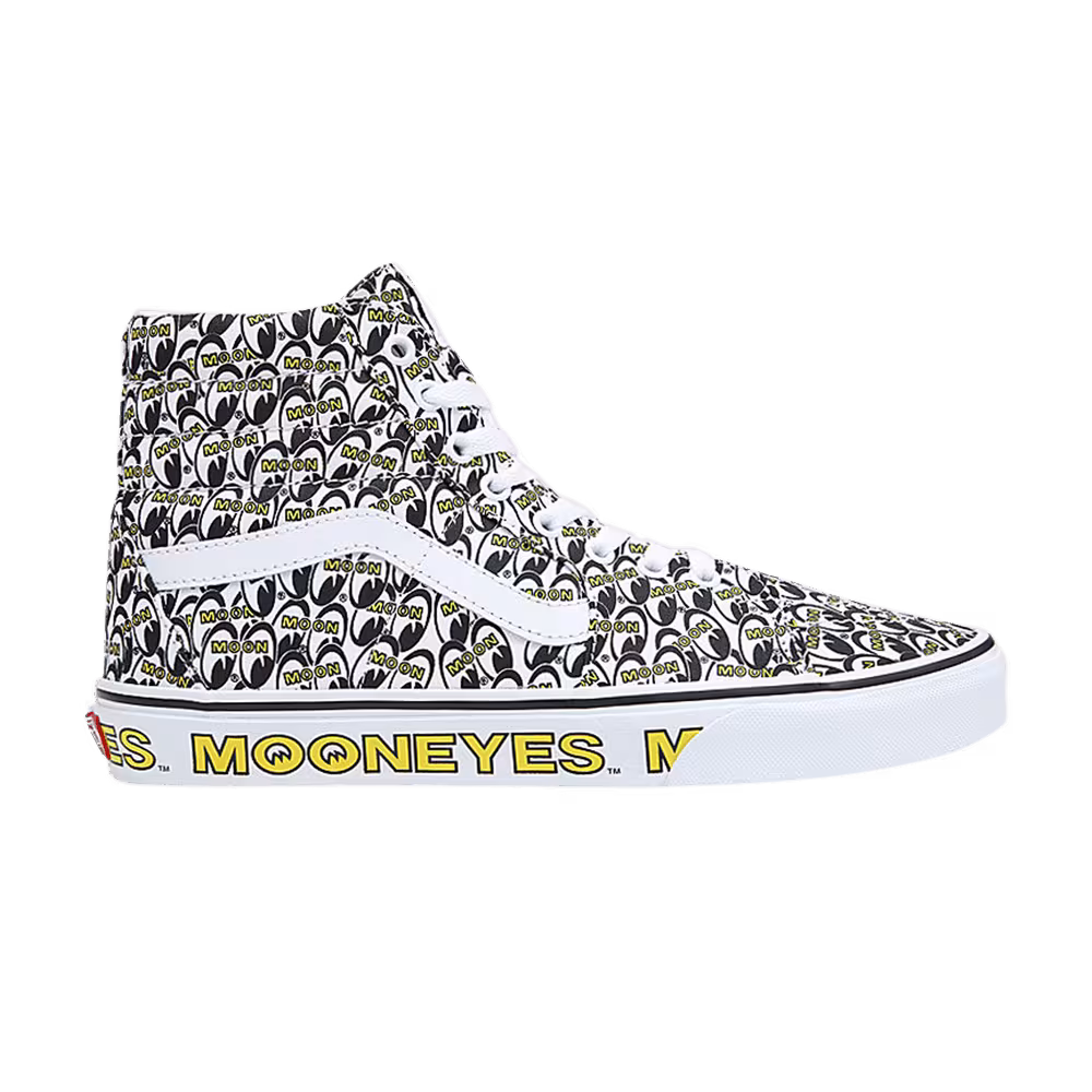 Mooneyes x Vans Sk8-Hi True White Yellow