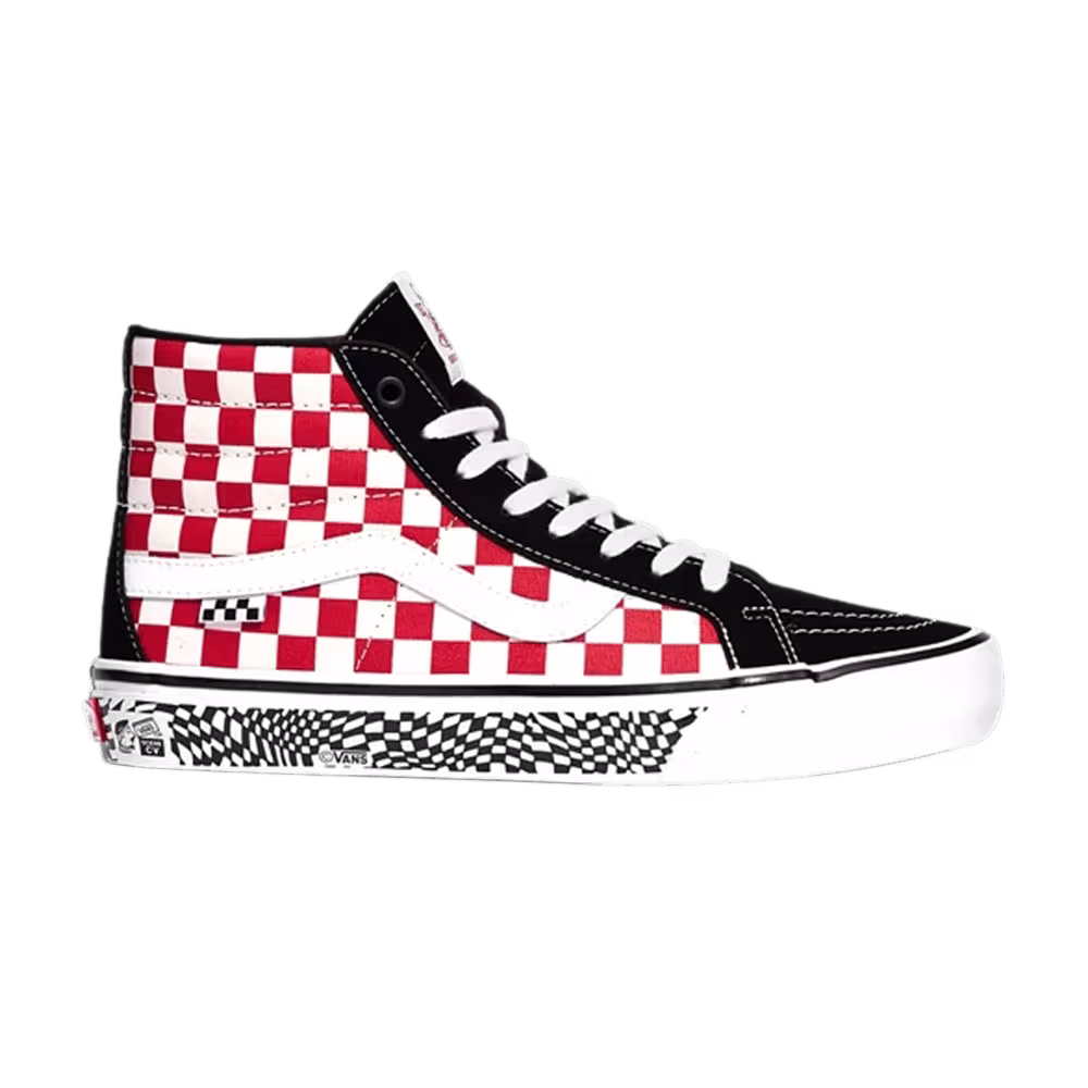 Vans Skate Sk8-Hi Reissue Grosso 84 - Red Checkerboard