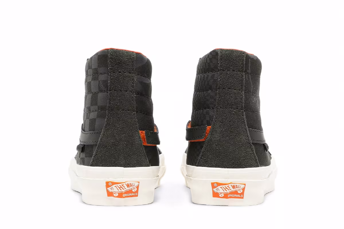 Vans Porter-Yoshida & Co. x OG SK8-Hi LX Forest Night Floral Checkerboard, view 7