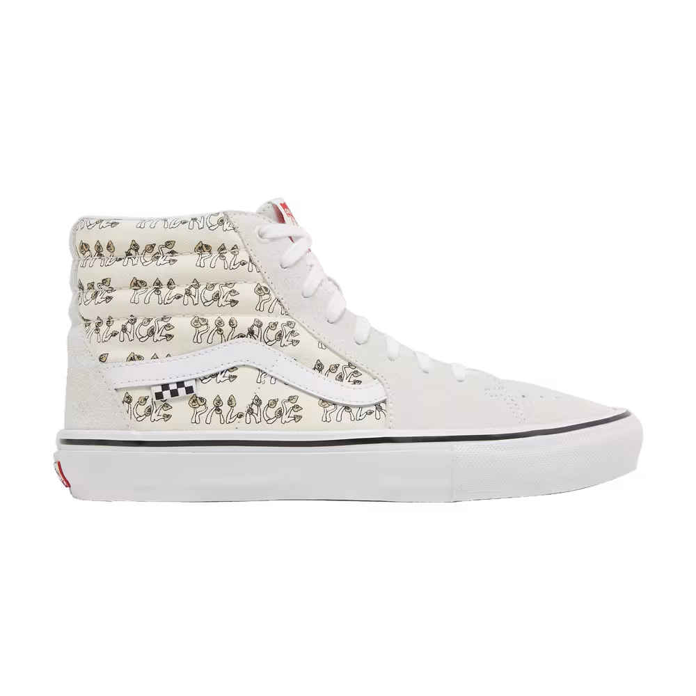 Palace x Vans Sk8-Hi Mushrooms - Marshmallow