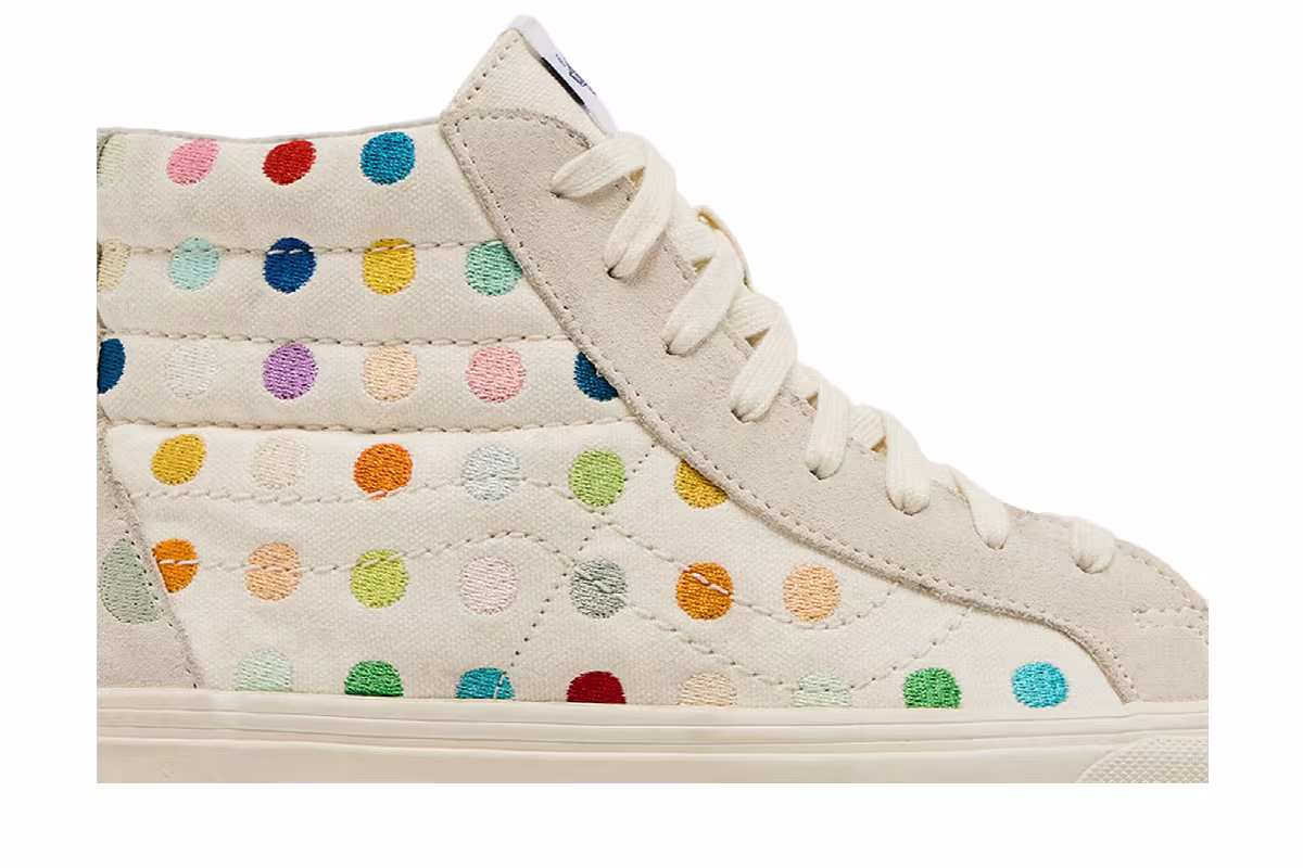 Damien Hirst x Vans Sk8-Hi Reissue VLT LX Polka Dots, view 3