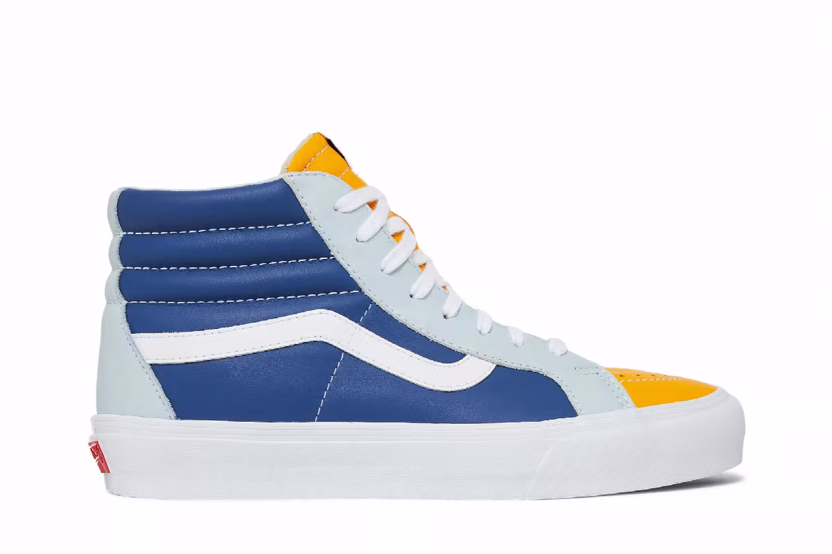 Vans Sk8-Hi Reissue EF LX Saffron True Navy, view 2