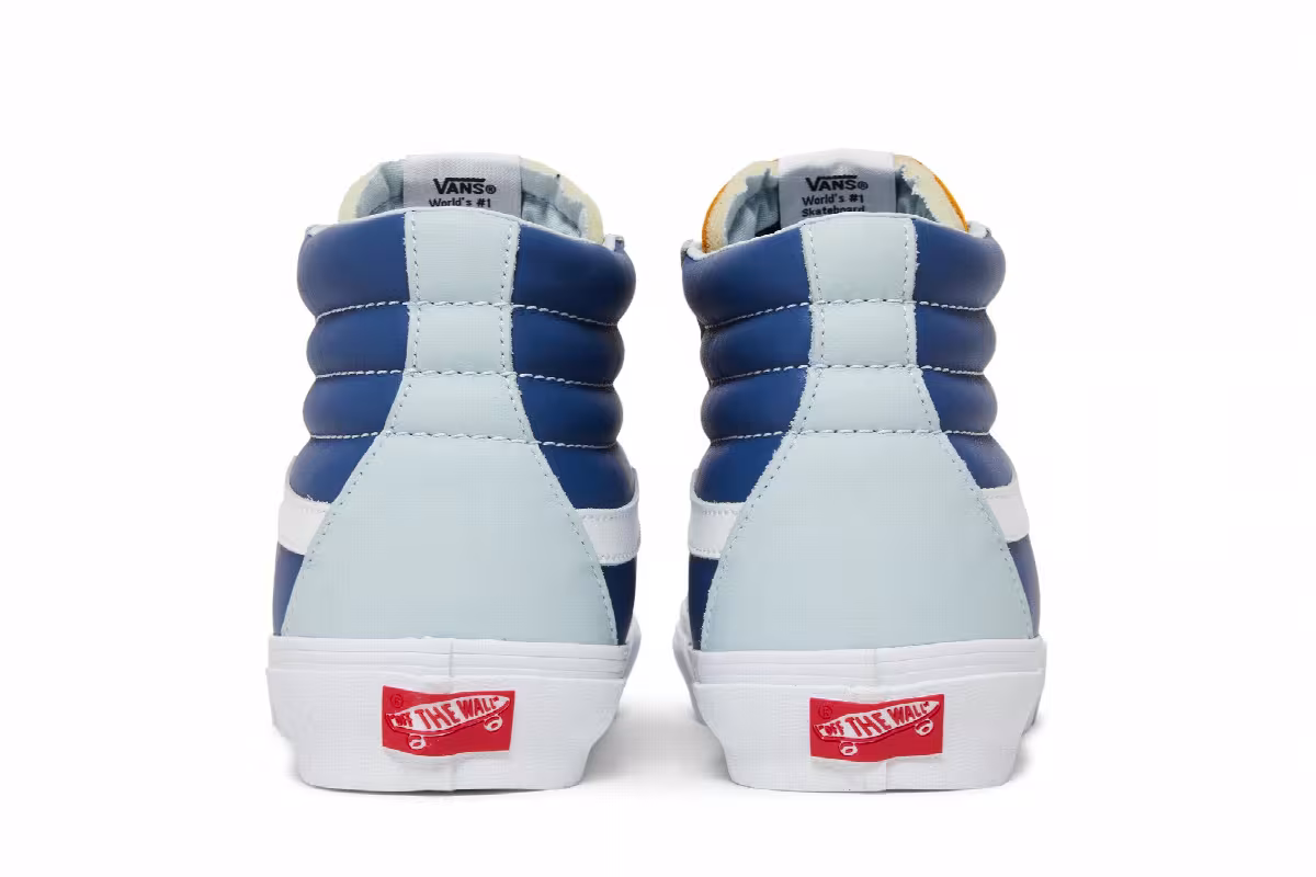 Vans Sk8-Hi Reissue EF LX Saffron True Navy, view 7