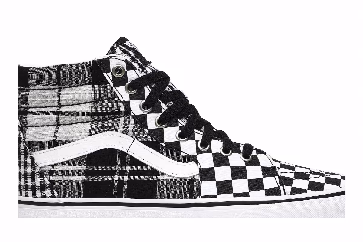 Vans Sk8-Hi Platform Plaid Checkerboard, view 3