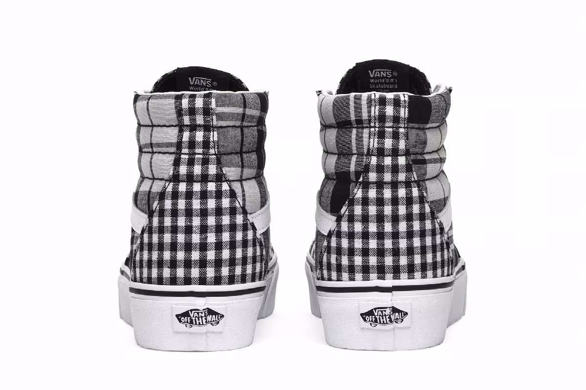Vans Sk8-Hi Platform Plaid Checkerboard, view 7