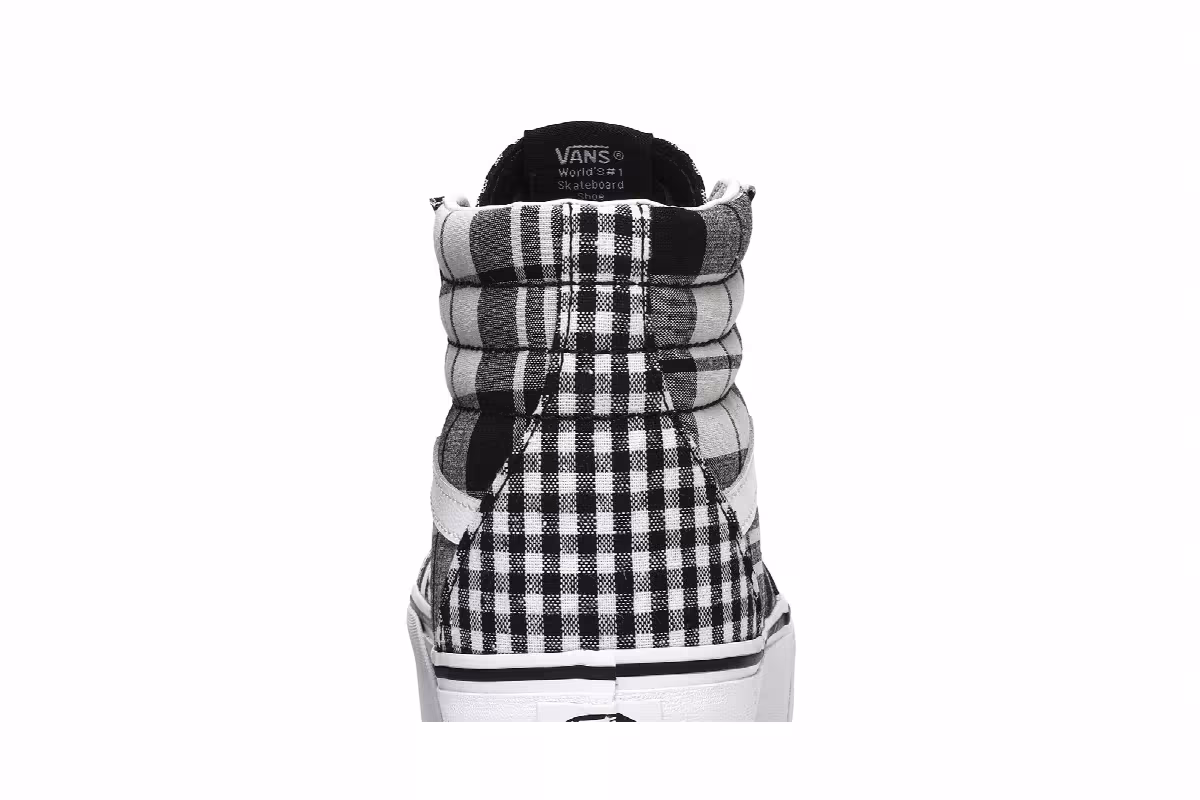 Vans Sk8-Hi Platform Plaid Checkerboard, view 8
