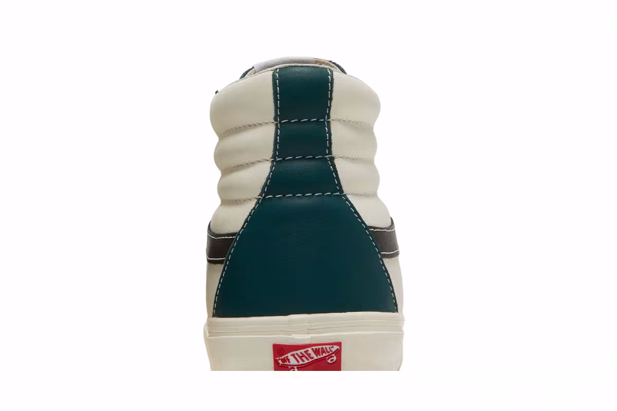 Vans Sk8-Hi Reissue 6 Marshmallow Evergreen, view 8