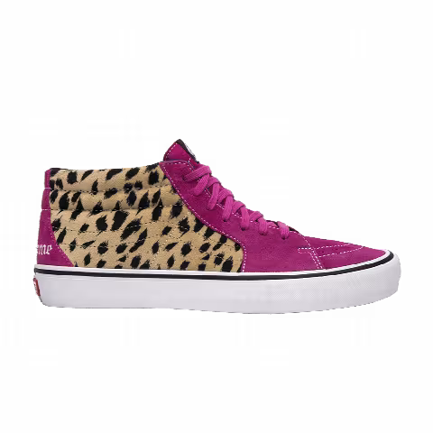 Supreme x Vans Sk8-Mid Pro 'Cheetah Velvet'