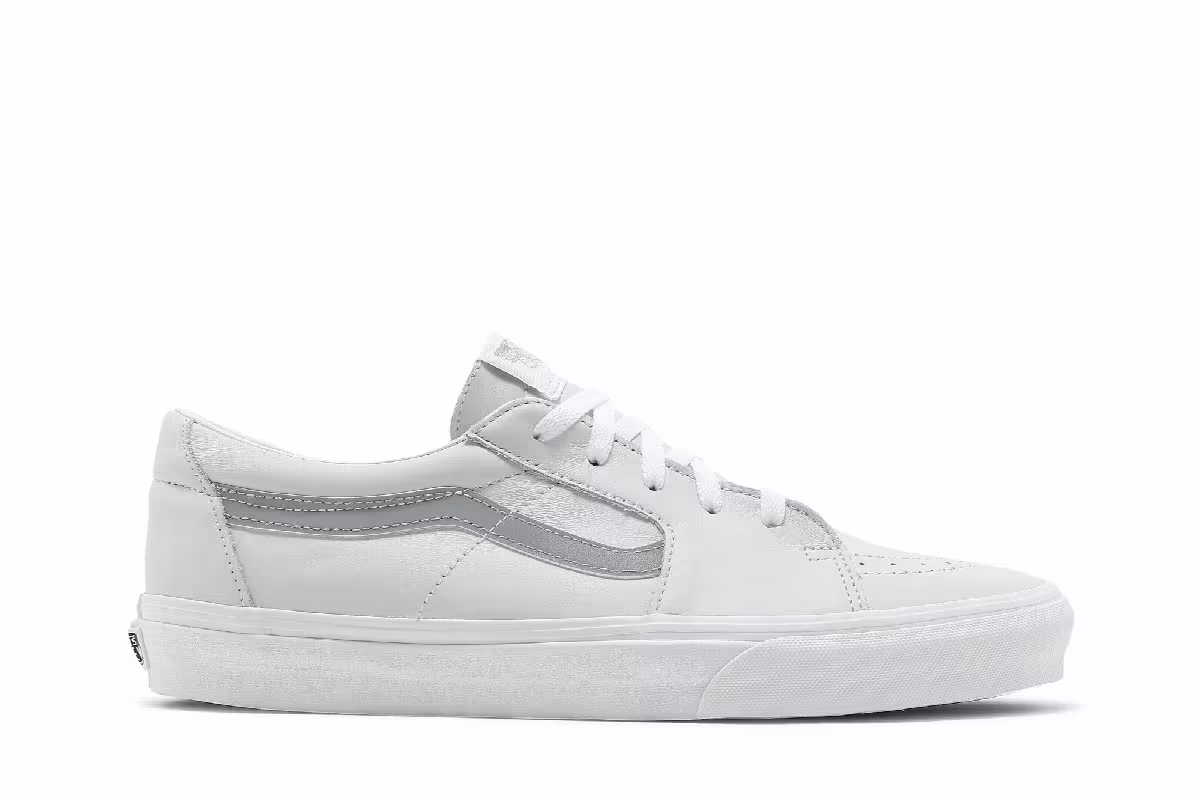 Vans Sk8-Low White Reflective, view 2