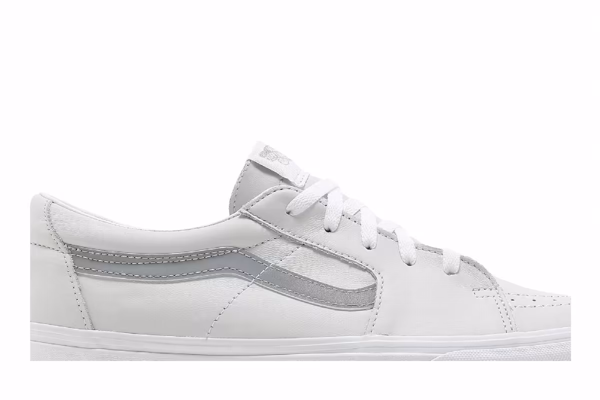 Vans Sk8-Low White Reflective, view 3