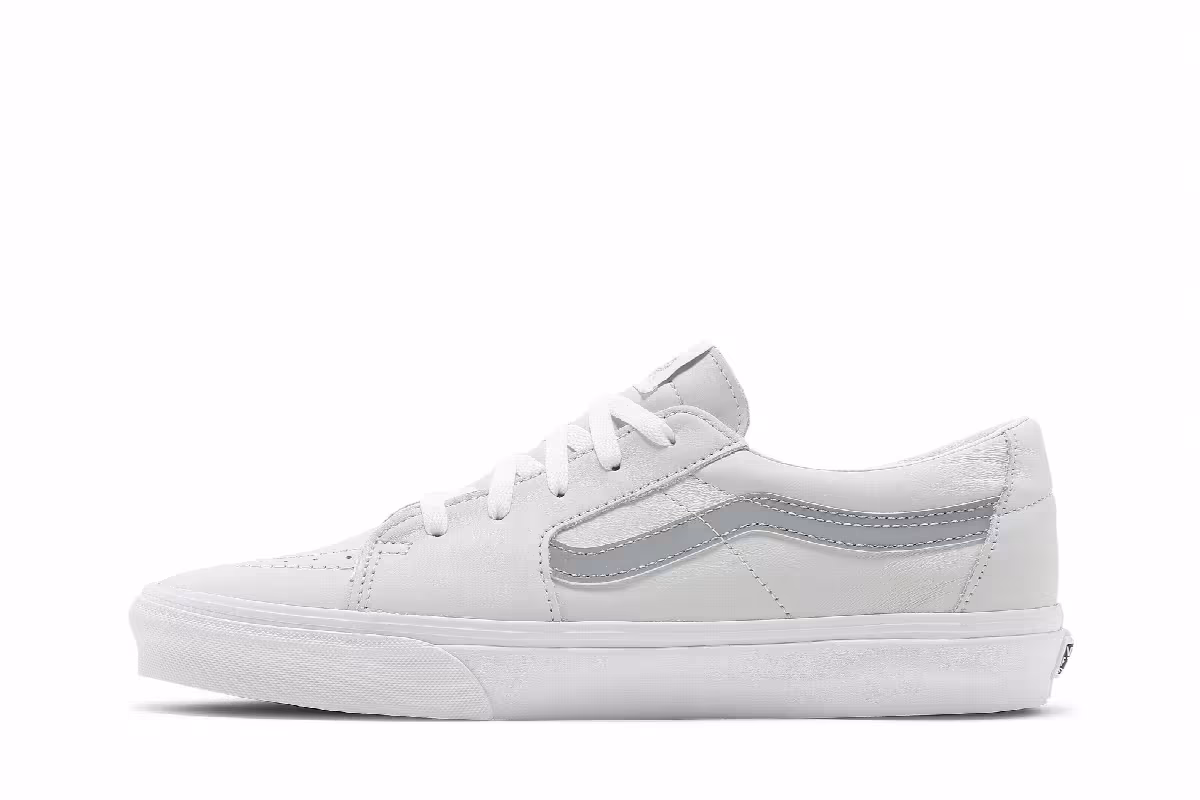 Vans Sk8-Low White Reflective, view 4