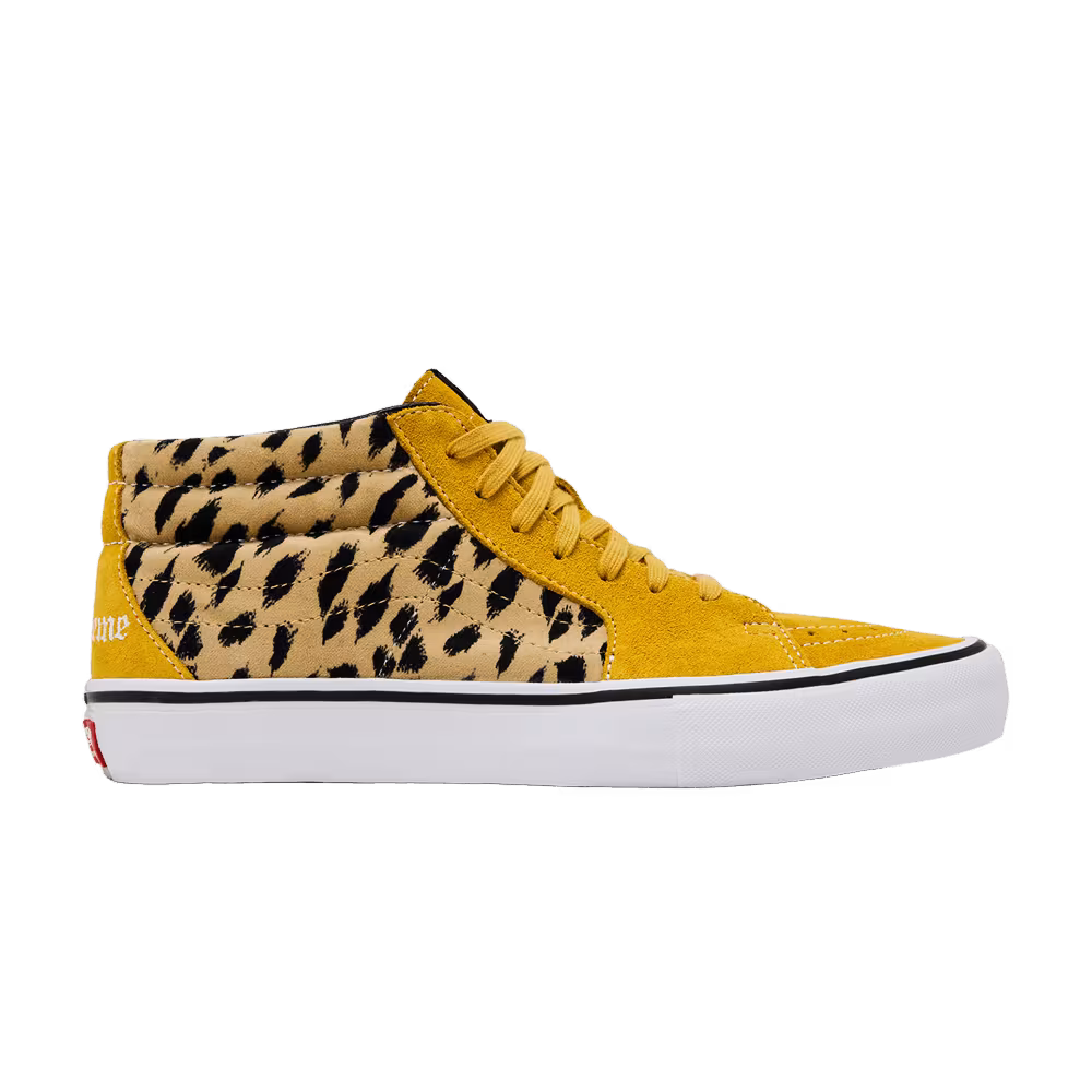 Supreme x Vans Sk8-Mid Pro Cheetah Velvet