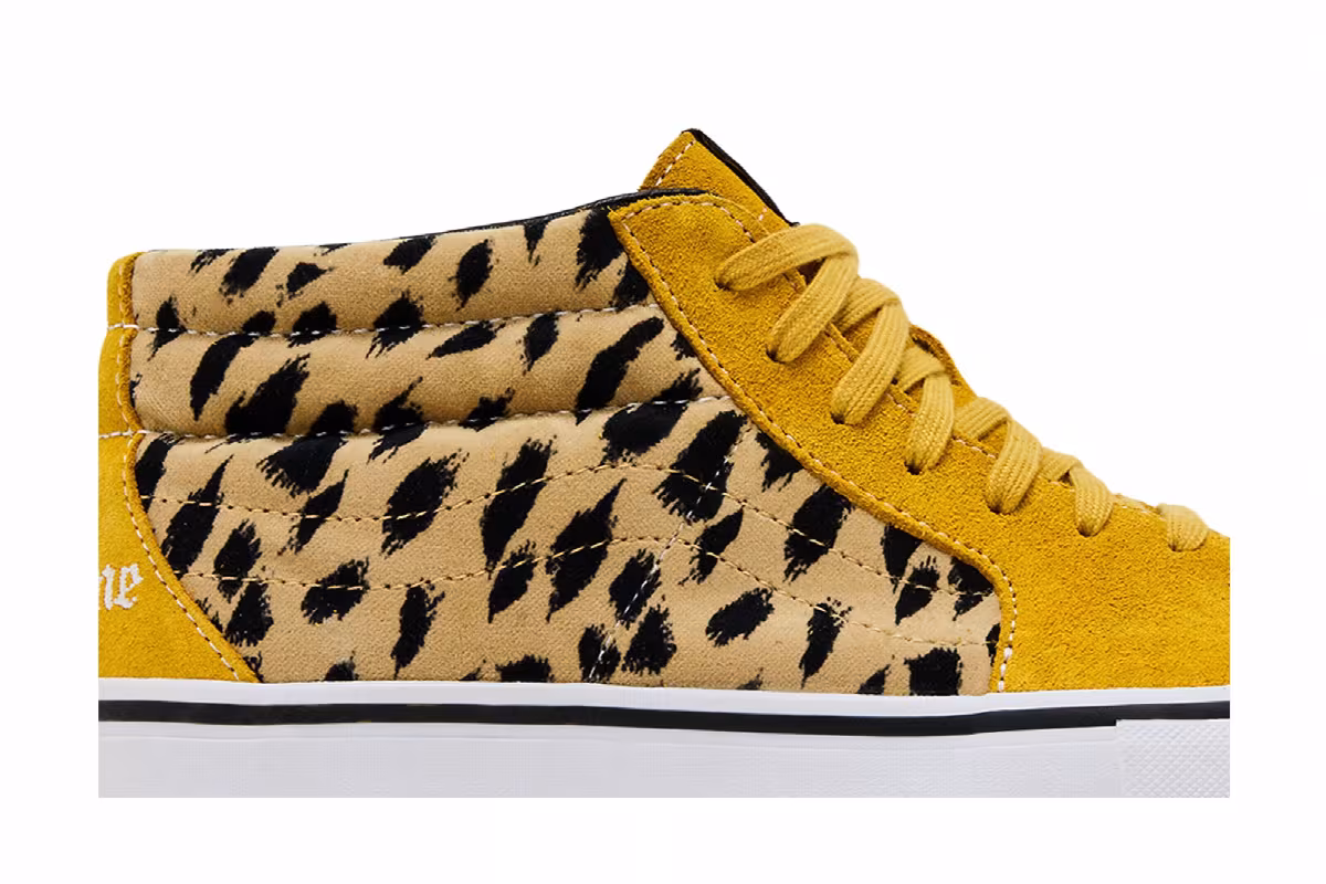 Supreme x Vans Sk8-Mid Pro Cheetah Velvet, view 3