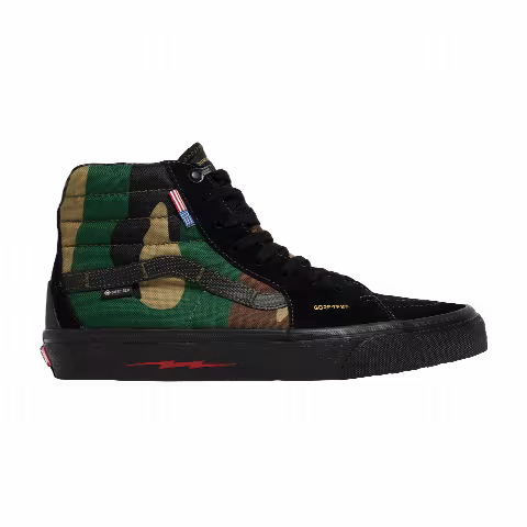 DEFCON x Vans Sk8-Hi Notchback GTX 'Black Woodland Camo'