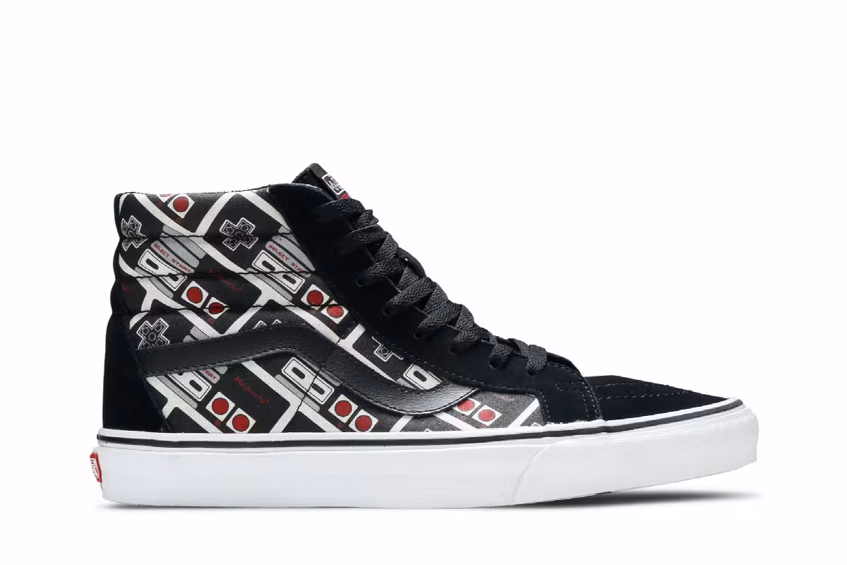 Nintendo x Vans Sk8-Hi Reissue Controller, view 2