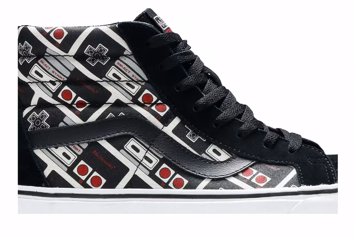 Nintendo x Vans Sk8-Hi Reissue Controller, view 3