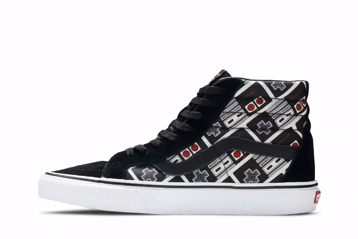 Nintendo x Vans Sk8-Hi Reissue Controller, view 4