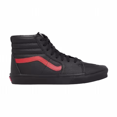 Vans Sk8-Hi 'Leather Pop - Black Chili Pepper'