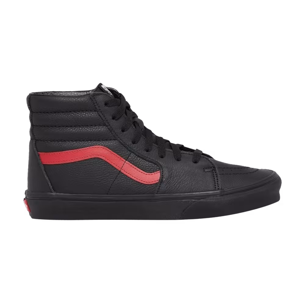 Vans Sk8-Hi Leather Pop - Black Chili Pepper