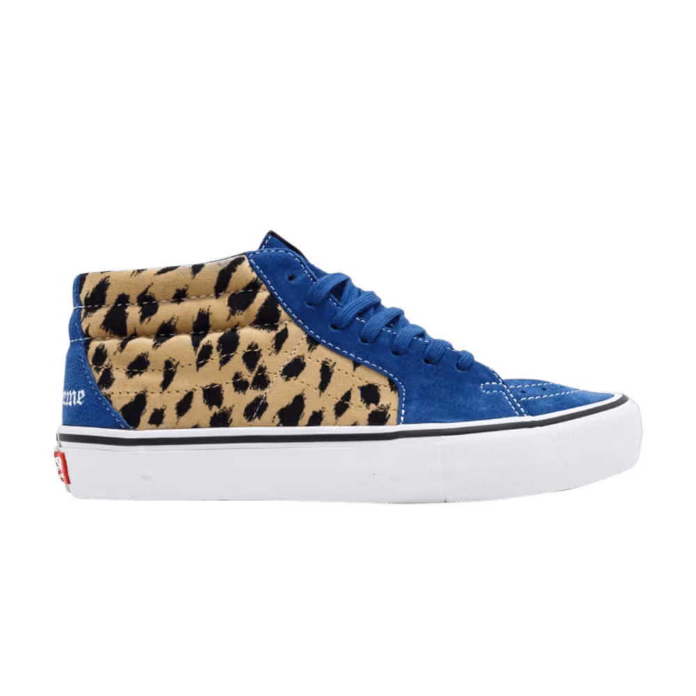 Supreme x Vans Sk8-Mid Pro Cheetah Velvet