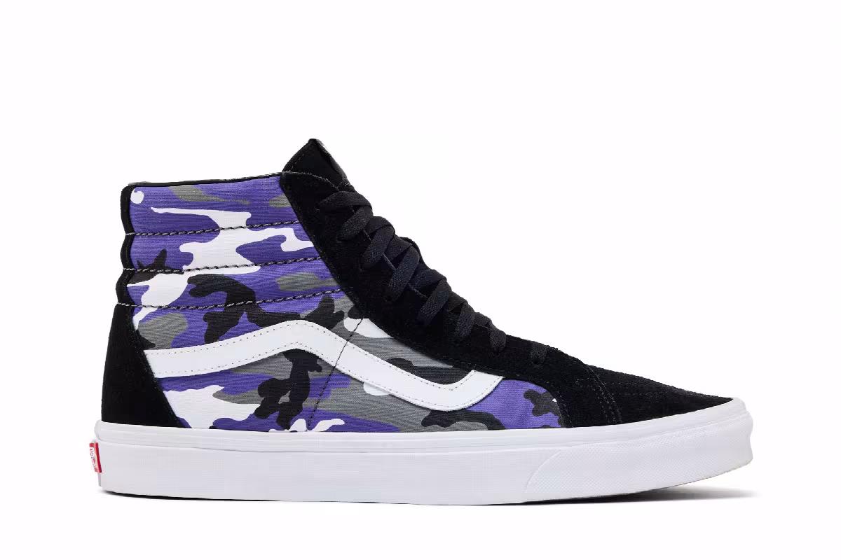 Vans Sk8-Hi Reissue Pop Camo - Purple, view 2