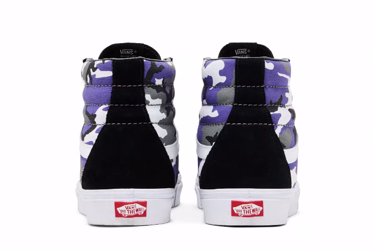 Vans Sk8-Hi Reissue Pop Camo - Purple, view 7