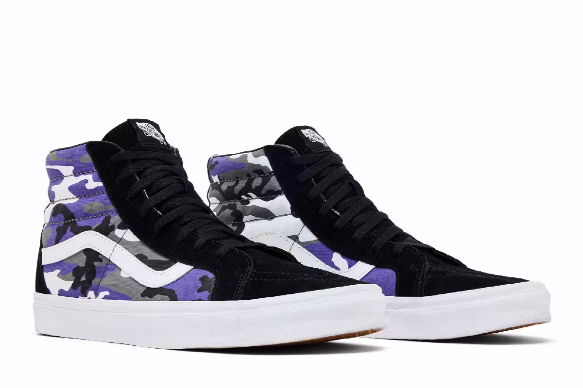 Vans Sk8-Hi Reissue Pop Camo - Purple, view 9