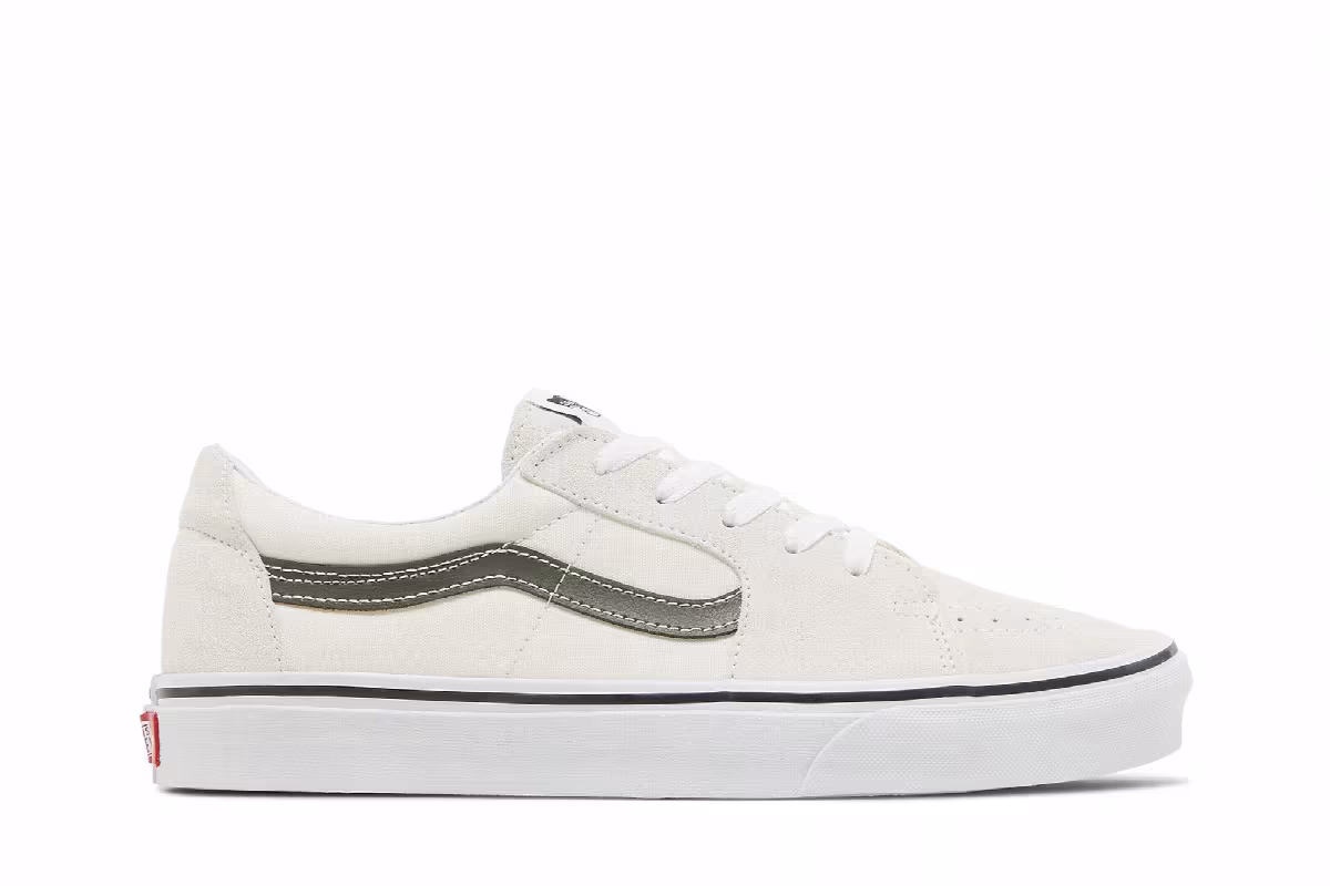 Vans Sk8-Low Utility Pop - Blanc de Blanc Khaki, view 2