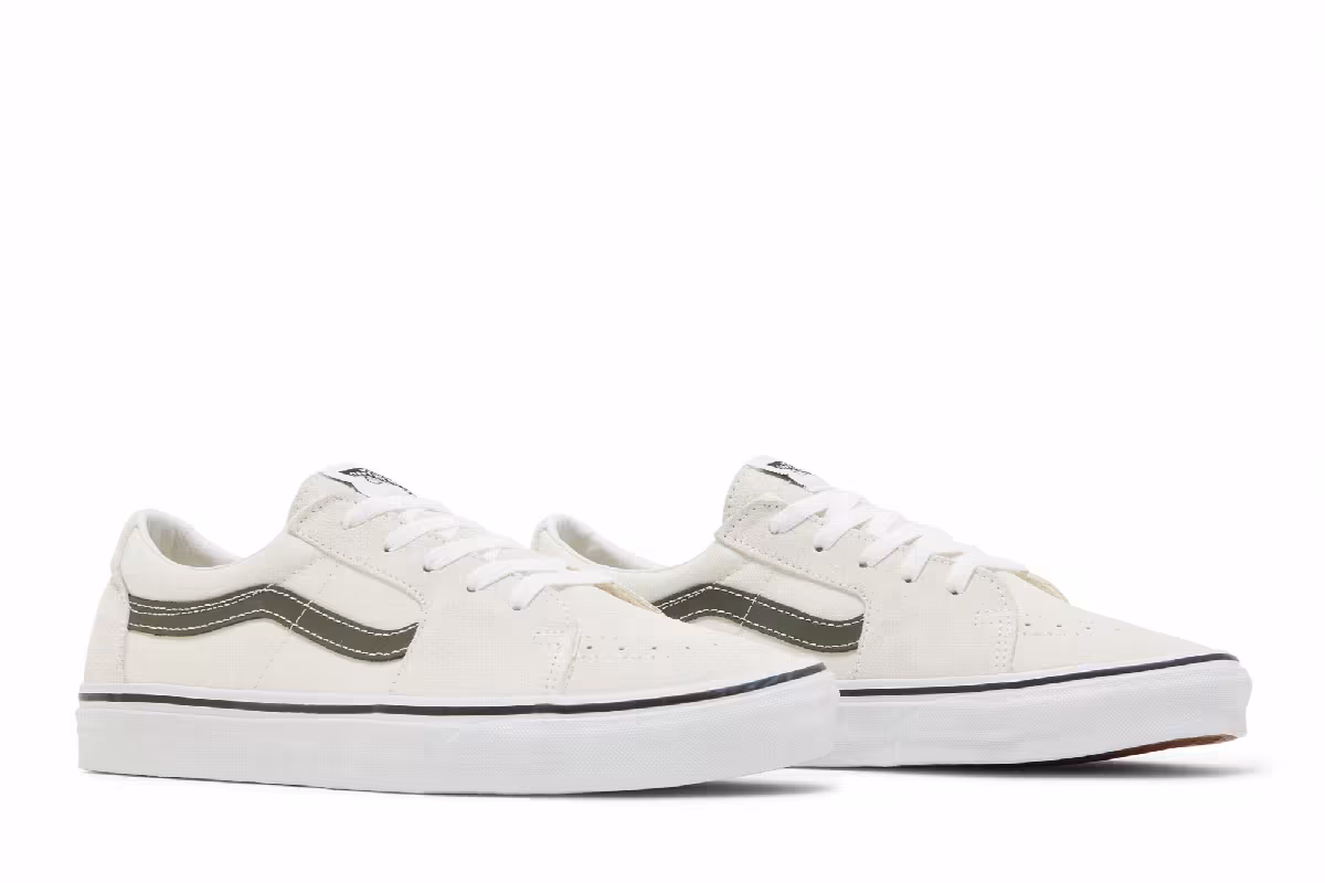 Vans Sk8-Low Utility Pop - Blanc de Blanc Khaki, view 9