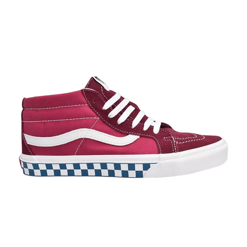 Vans Sk8-Mid Reissue Checker Sidewall - Rumba Red Jazzy