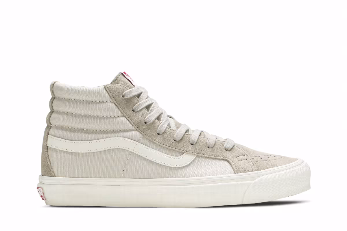 Vans OG Sk8-Hi LX Suede Feather Grey, view 2