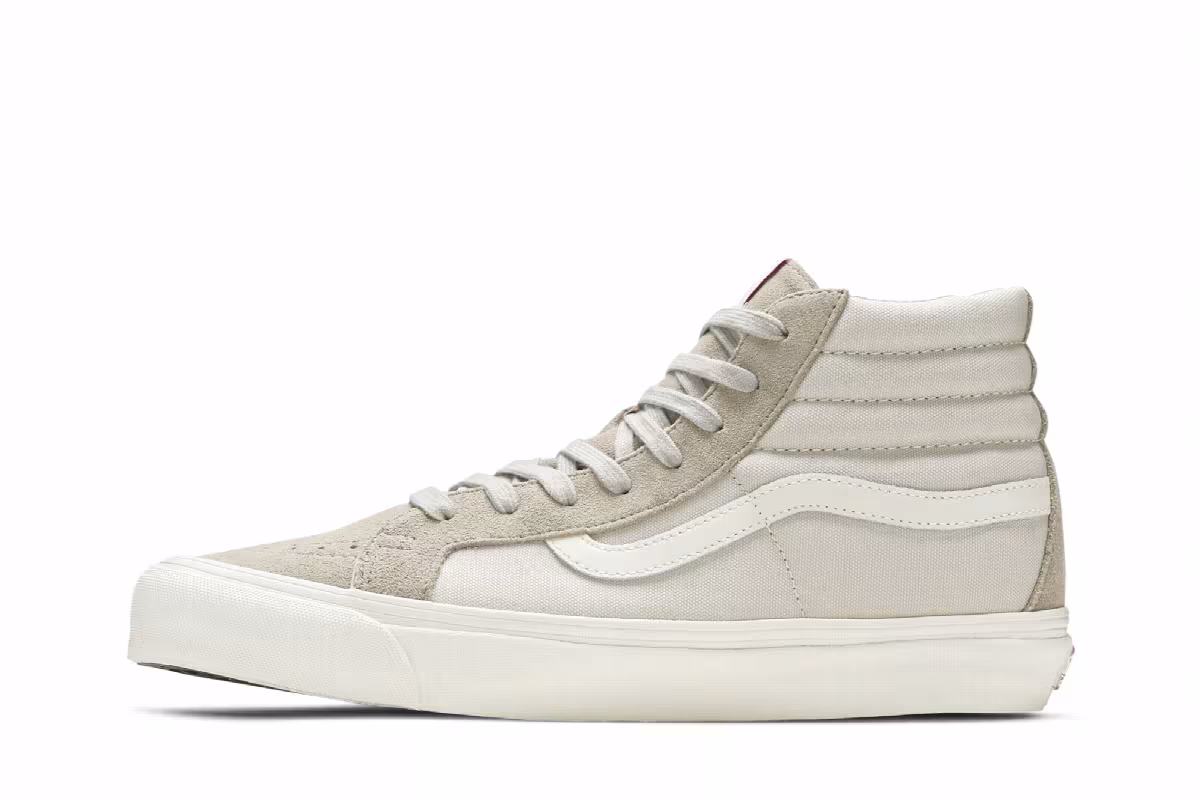 Vans OG Sk8-Hi LX Suede Feather Grey, view 4