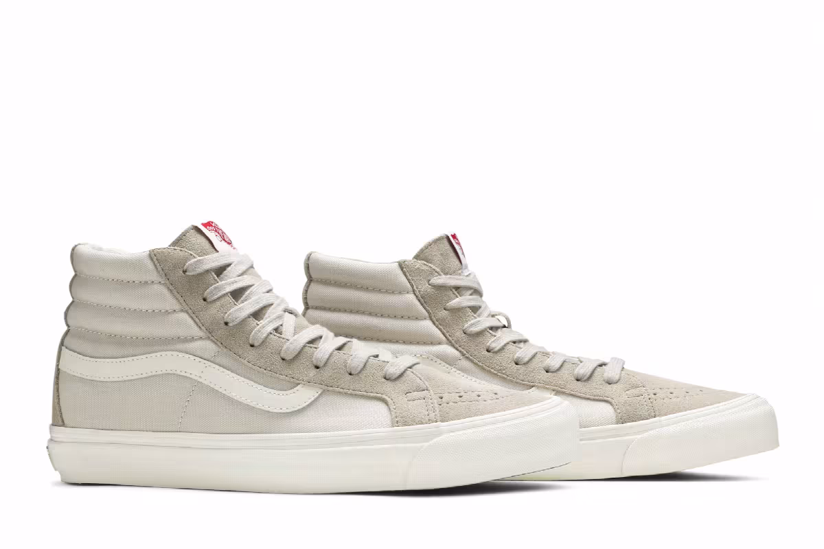 Vans OG Sk8-Hi LX Suede Feather Grey, view 9