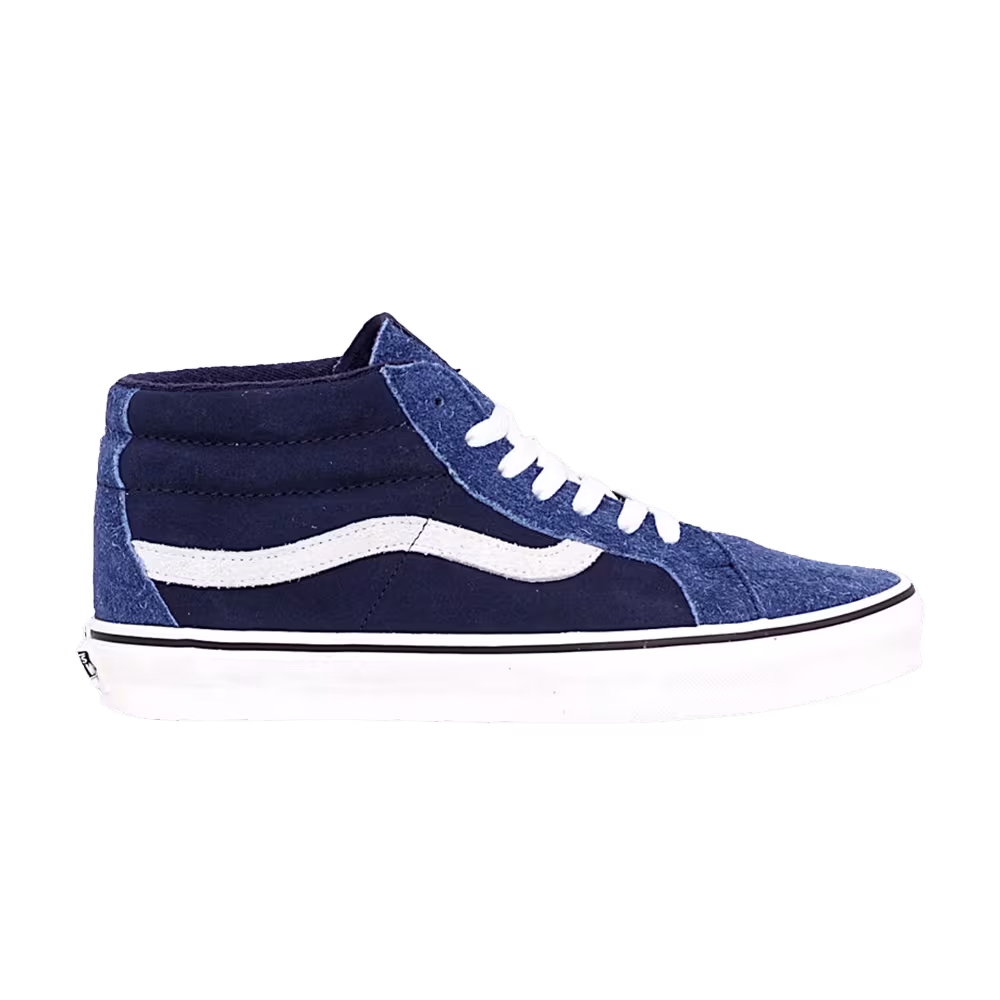 Vans Sk8-Mid Reissue Hairy Suede Mix - Dress Blues