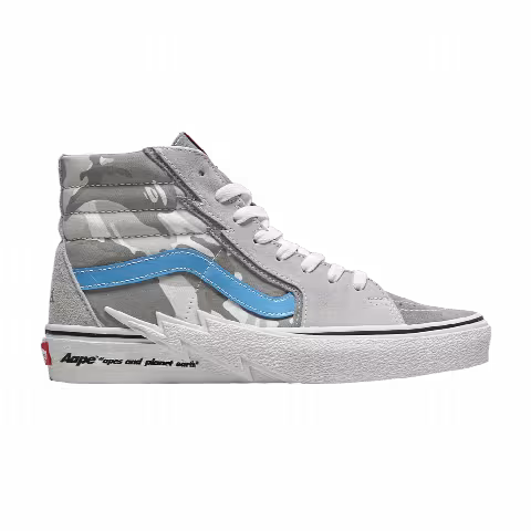 AAPE x Vans Sk8-Hi 'Bolt - Grey Camo'