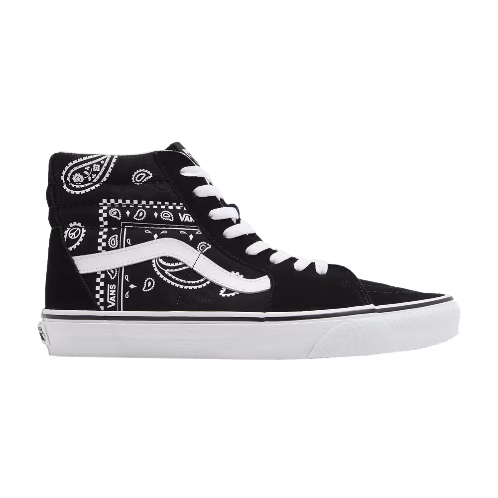 Vans Sk8-Hi Peace Paisley - Black