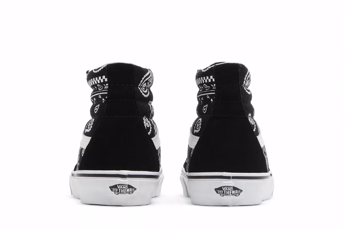 Vans Sk8-Hi Peace Paisley - Black, view 7