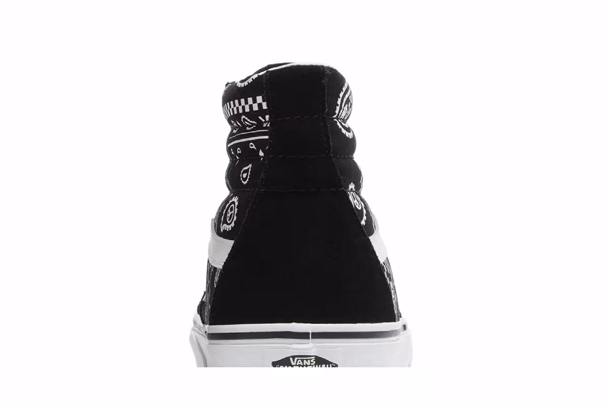 Vans Sk8-Hi Peace Paisley - Black, view 8
