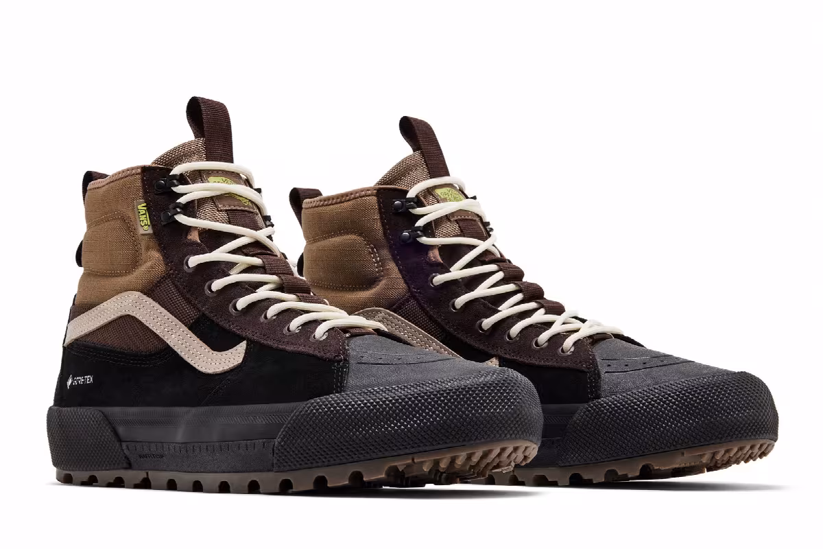 Vans Sk8-Hi GORE-TEX MTE-3 Tonal Brown Black, view 9
