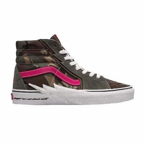 AAPE x Vans Sk8-Hi 'Bolt - Green Camo'