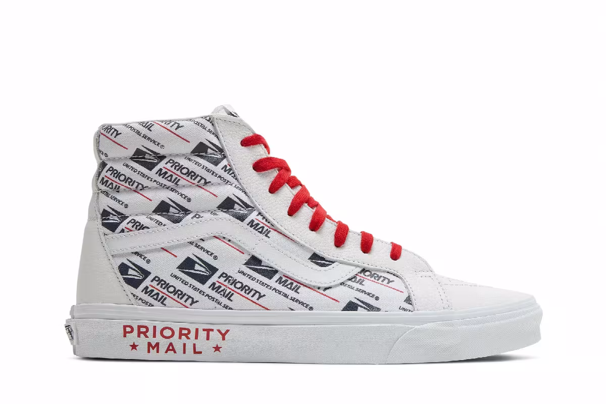 USPS x Vans Sk8-Hi Reissue Postal Service, view 2