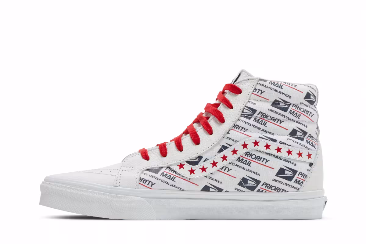 USPS x Vans Sk8-Hi Reissue Postal Service, view 4