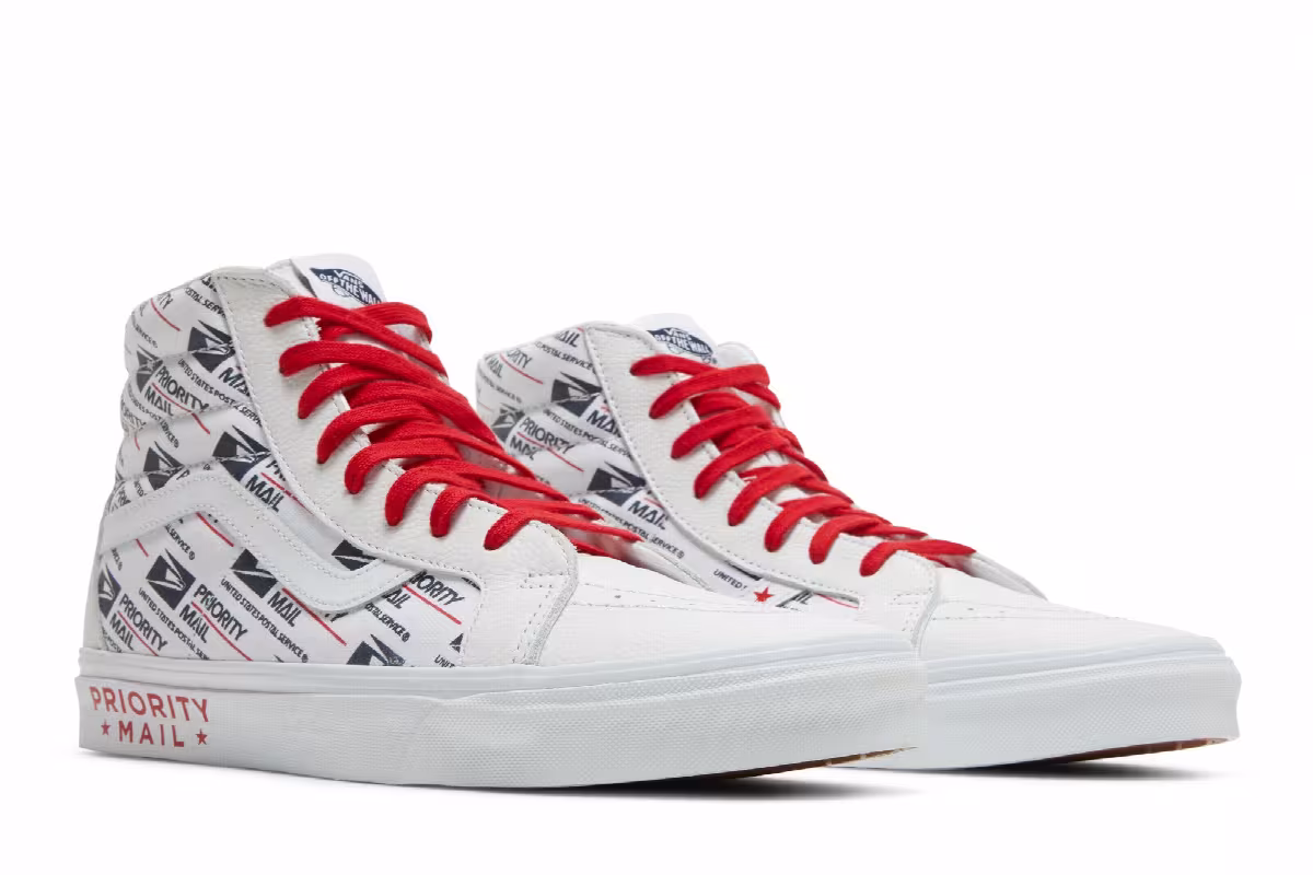 USPS x Vans Sk8-Hi Reissue Postal Service, view 9