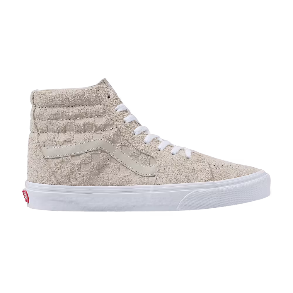 Vans Sk8-Hi Embossed Checkerboard - Oat