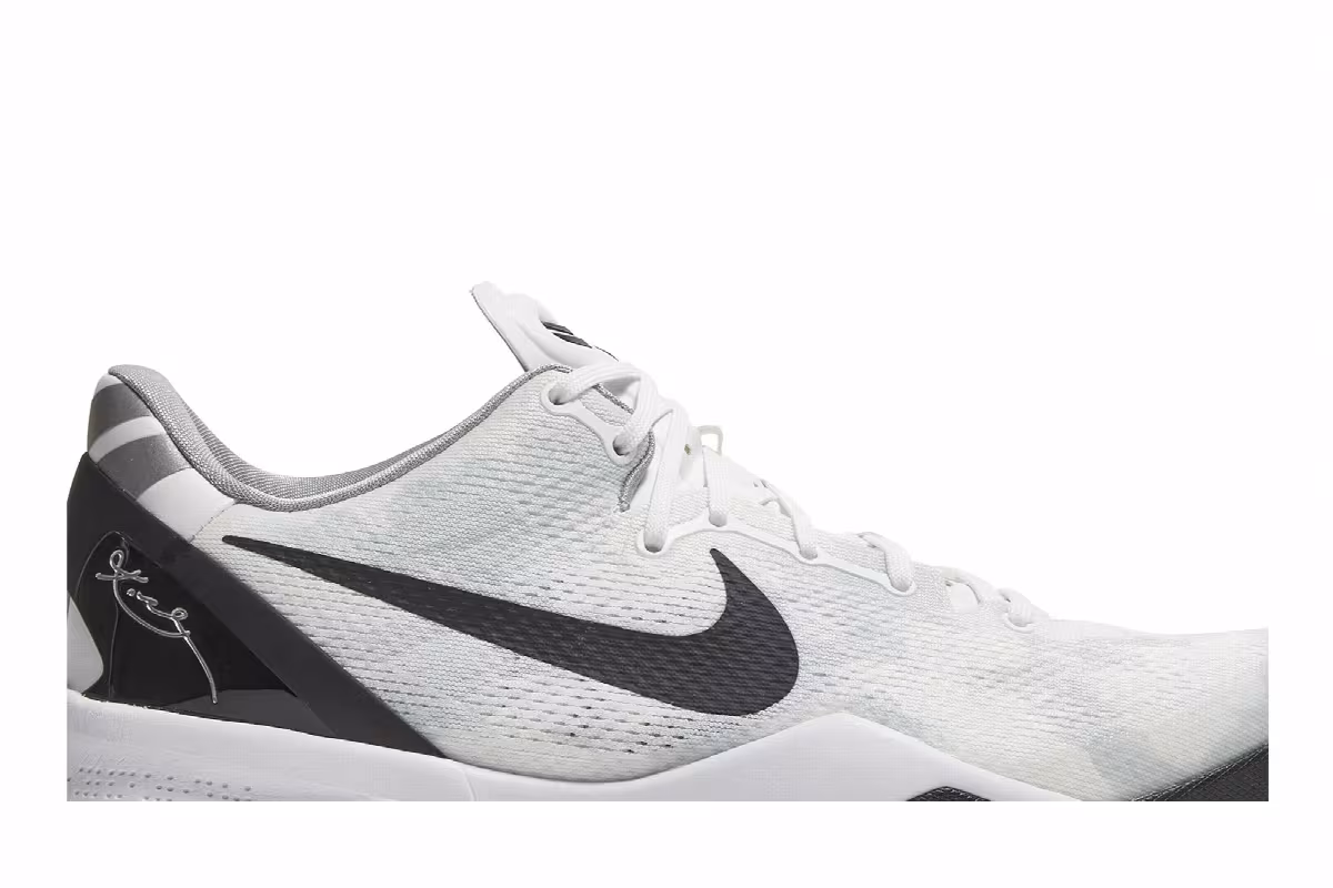 Nike Kobe 8 TB White Black, view 3