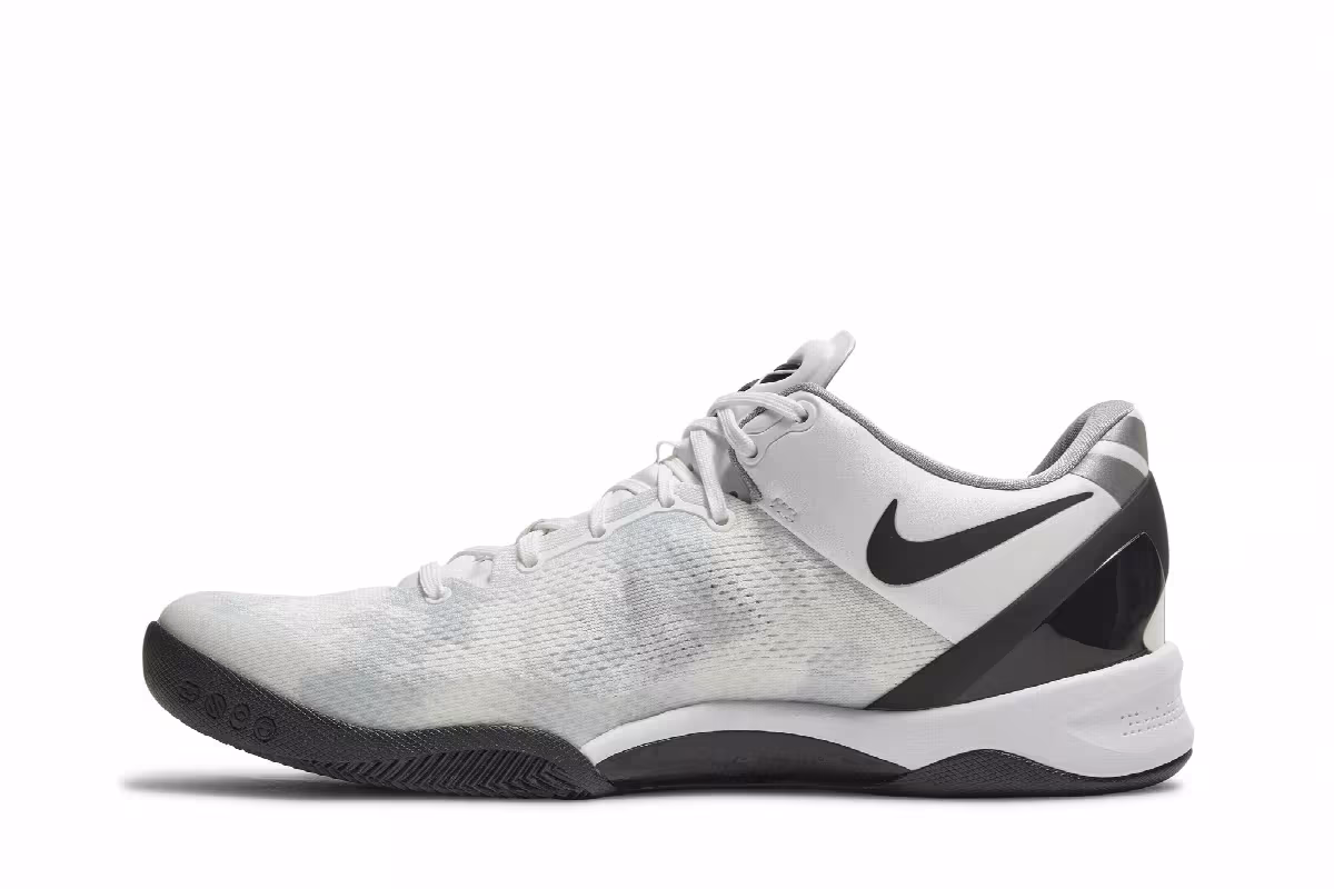 Nike Kobe 8 TB White Black, view 4