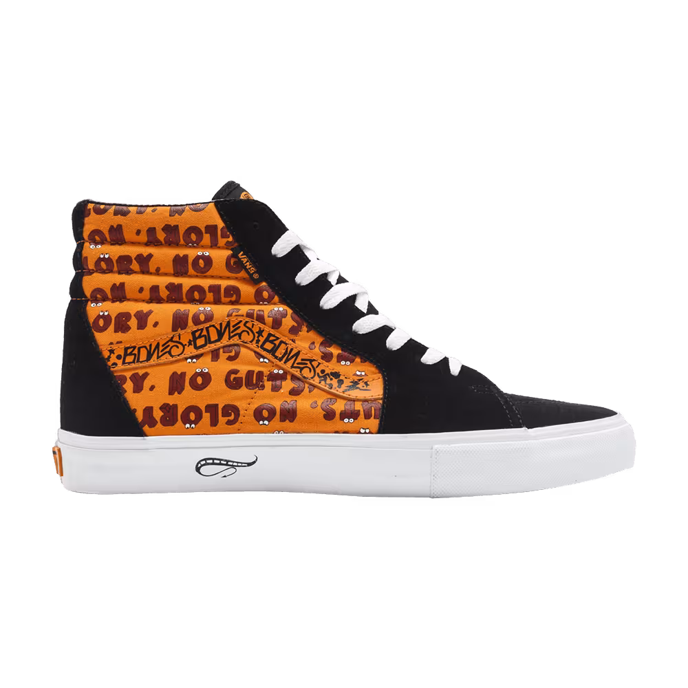Vans WTAPS x Syndicate Sk8-Hi No Guts, No Glory - Orange Popsicle