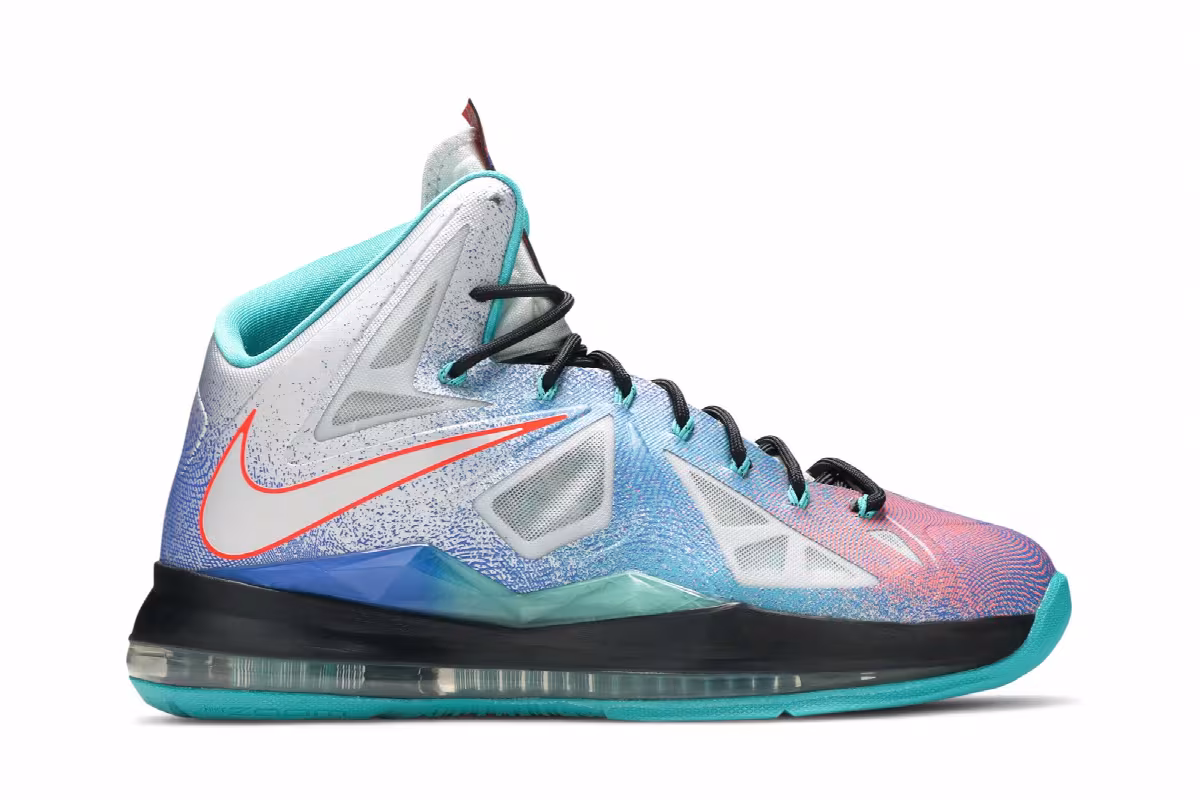 Nike LeBron 10 Pure Platinum, view 2